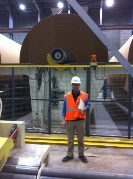 Dan Robb on a job site. 